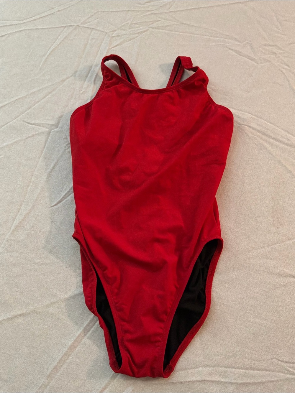 ******* Dolfin Red One-Piece Training Swimsuit b4 *******